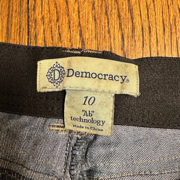 Democracy Women's Skinny Jeans Size 10 Dark Wash Ab Technology Stretch Denim - Picture 2 of 10